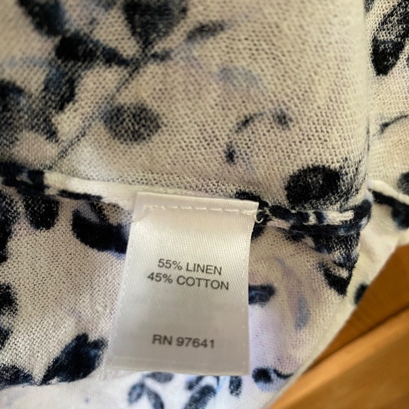 J.Jill Sweater Linen-Cotton Blend Sz Petite-L - Picture 5 of 6